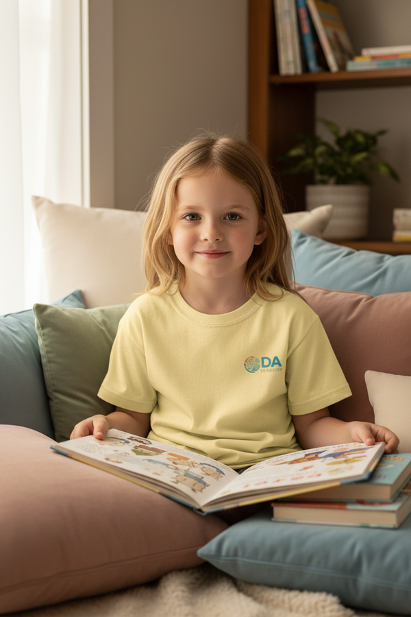Child in Cozy Reading Nook